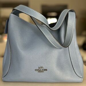 COACH - Mist blue shoulder bag - never worn - double pocket interior - large bag